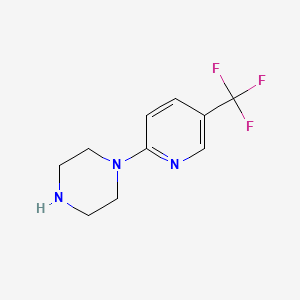Chemical structure of 1-[5-(TrifluoroMethyl)-2-pyridinyl]piperazine