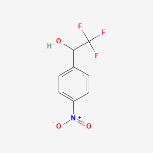 Chemical structure of 2,2,2-Trifluoro-1-(4-nitrophenyl)ethanol