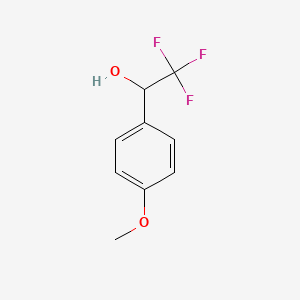 Chemical structure of 2,2,2-Trifluoro-1-(4-Methoxyphenyl)Ethanol