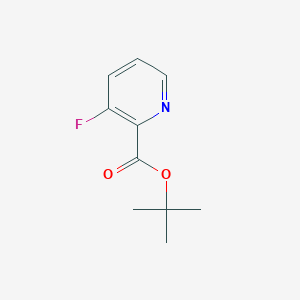 Chemical structure of tert-Butyl 3-fluoropicolinate