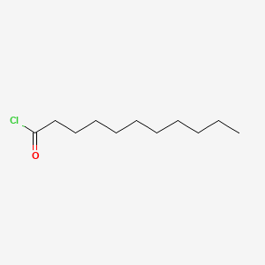 Chemical structure of Undecanoyl chloride