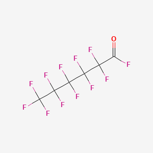 Chemical structure of Undecafluorohexanoyl Fluoride