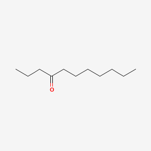 Chemical structure of 4-Undecanone
