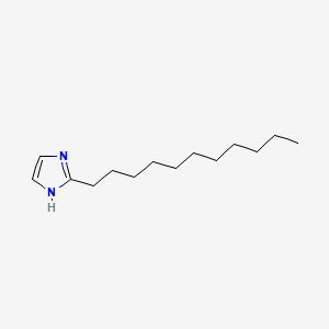 Chemical structure of 2-Undecylimidazole