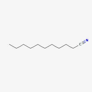 Chemical structure of Undecanenitrile