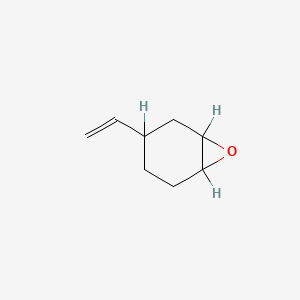 Chemical structure of 4-Vinyl-1-cyclohexene-1,2-epoxide