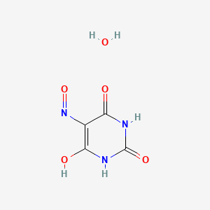 Chemical structure of Violuric acid monohydrate