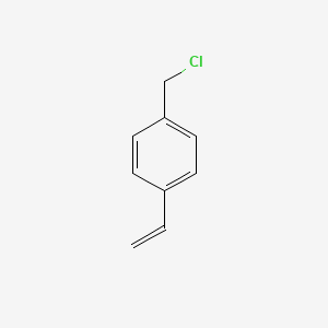 Chemical structure of 4-Vinylbenzyl chloride