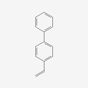 Chemical structure of 4-Vinylbiphenyl