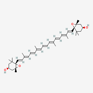 Chemical structure of Violaxanthin (Mixture of Diastereomers)