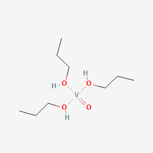 Chemical structure of Vanadium(V) oxytripropoxide