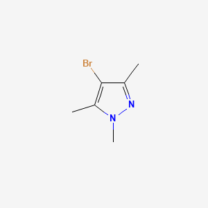 Chemical structure of 4-Bromo-1,3,5-trimethylpyrazole