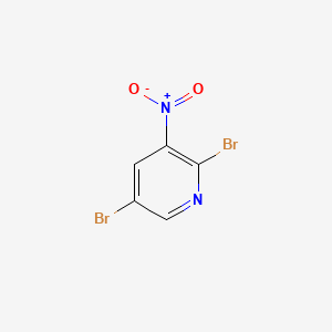Chemical structure of 2,5-Dibromo-3-nitropyridine