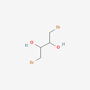 Chemical structure of 1,4-Dibromo-2,3-butanediol