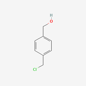 Chemical structure of 4-(Chloromethyl)benzyl alcohol