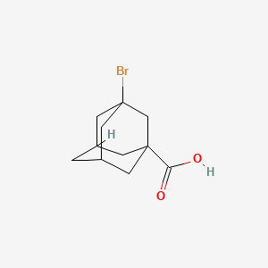 Chemical structure of 3-Bromoadamantane-1-carboxylic acid