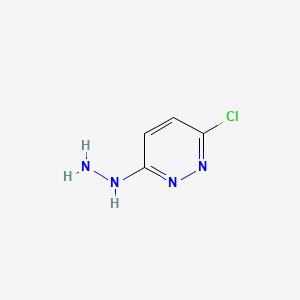 Chemical structure of 3-Chloro-6-hydrazinopyridazine