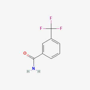 Chemical structure of 3-(Trifluoromethyl)benzamide