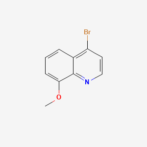 Chemical structure of 4-Bromo-8-methoxyquinoline