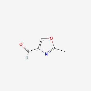 Chemical structure of 2-Methyloxazole-4-carboxaldehyde