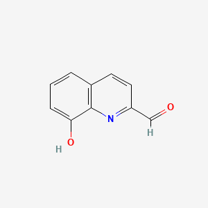 Chemical structure of 8-Hydroxy-2-quinolinecarboxaldehyde