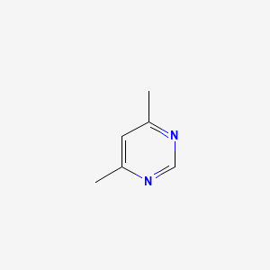 Chemical structure of 4,6-Dimethylpyrimidine