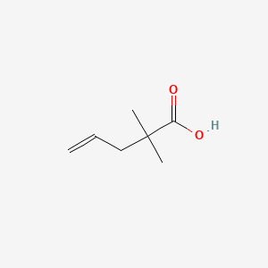 Chemical structure of 2,2-Dimethyl-4-pentenoic acid