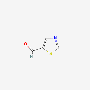 Chemical structure of 5-Thiazolecarboxaldehyde