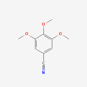 Chemical structure of 3,4,5-Trimethoxybenzonitrile
