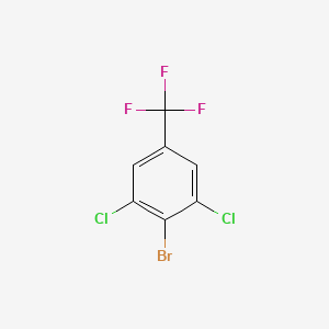 Chemical structure of 4-Bromo-3,5-dichlorobenzotrifluoride