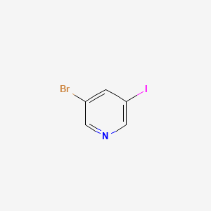 Chemical structure of 3-Bromo-5-iodopyridine