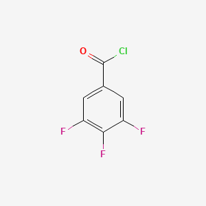 Chemical structure of 3,4,5-Trifluorobenzoyl chloride