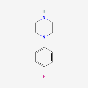 Chemical structure of 1-(4-Fluorophenyl)piperazine