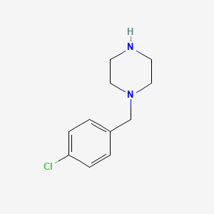 Chemical structure of 4-Chlorobenzylpiperazine