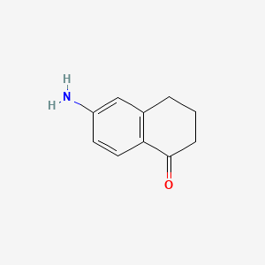 Chemical structure of 6-Amino-3,4-dihydro-1(2H)-naphthalenone