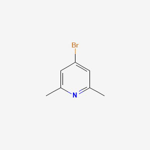 Chemical structure of 4-bromo-2,6-dimethylpyridine