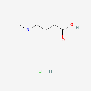 Chemical structure of 4-(Dimethylamino)butyric acid hydrochloride