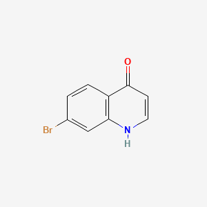 Chemical structure of 7-Bromo-4-hydroxyquinoline