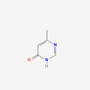 Chemical structure of 4-Hydroxy-6-methylpyrimidine