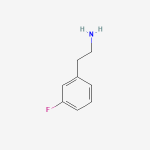 Chemical structure of 3-Fluorophenethylamine