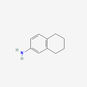 Chemical structure of 5,6,7,8-Tetrahydro-2-naphthylamine