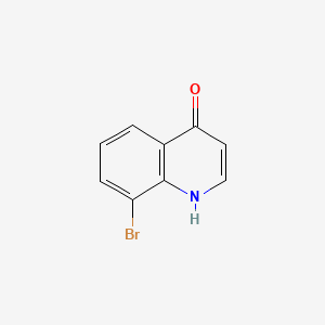 Chemical structure of 8-Bromo-4-hydroxyquinoline