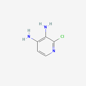 Chemical structure of 3,4-Diamino-2-chloropyridine