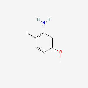 Chemical structure of 5-Methoxy-o-toluidine