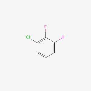 Chemical structure of 3-Chloro-2-fluoroiodobenzene