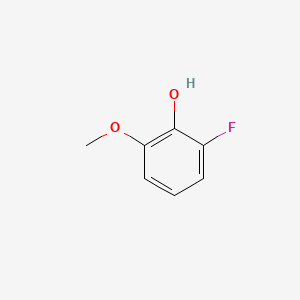 Chemical structure of 2-Fluoro-6-methoxyphenol