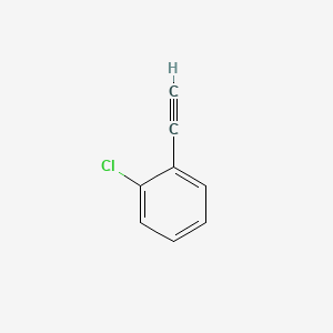 Chemical structure of 1-Chloro-2-ethynylbenzene
