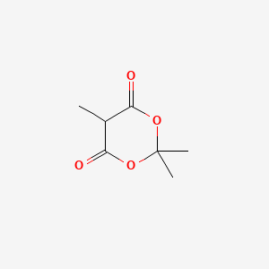 Chemical structure of 2,2,5-Trimethyl-1,3-dioxane-4,6-dione