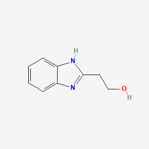 Chemical structure of 2-benzimidazoleethanol