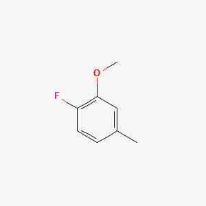Chemical structure of 2-Fluoro-5-methylanisole